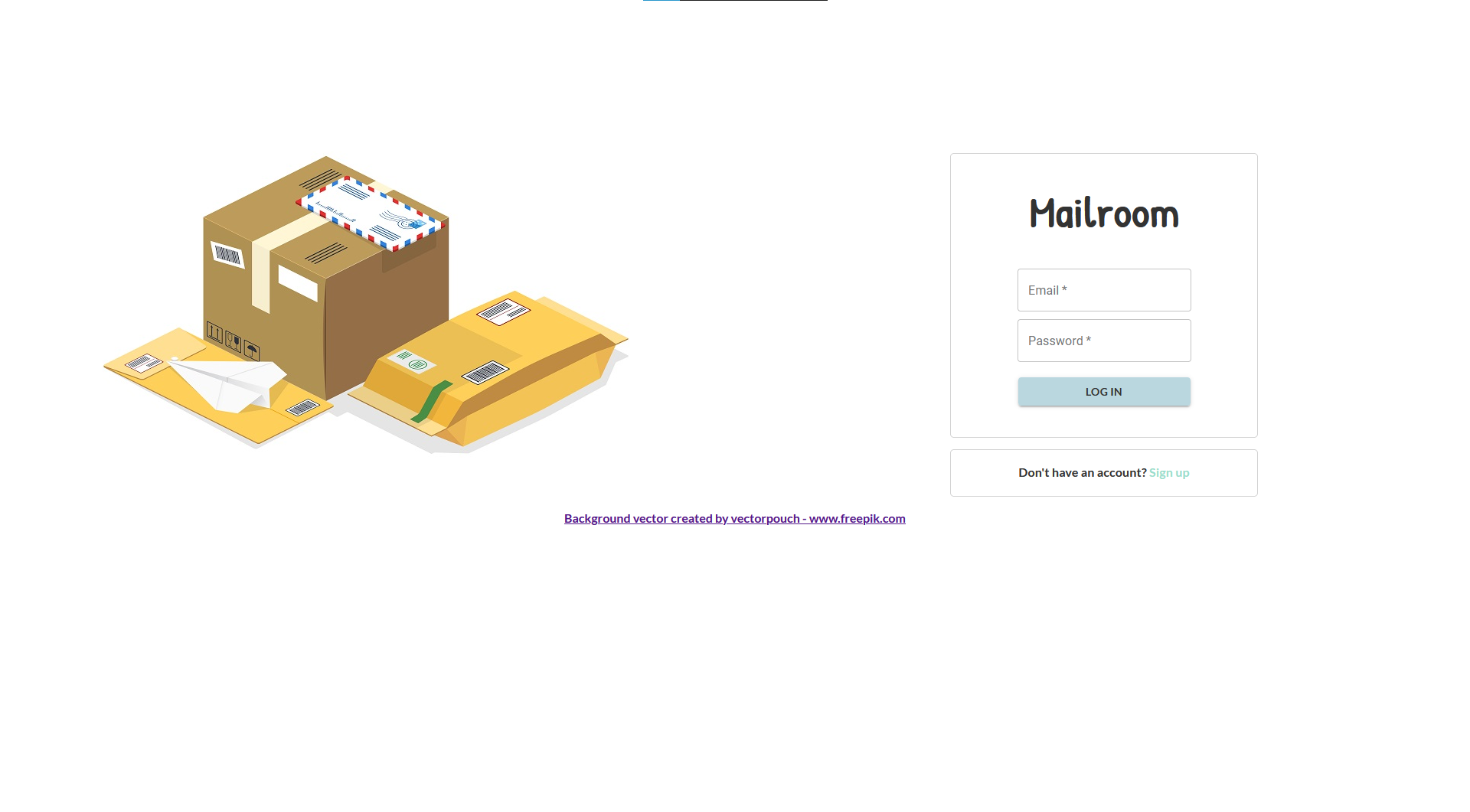 image of my package tracker project